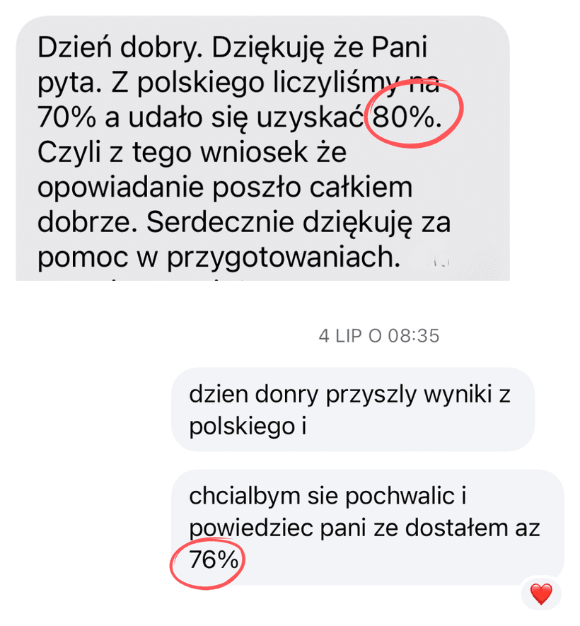 Opinia ucznia/rodzica o kursie języka polskiego