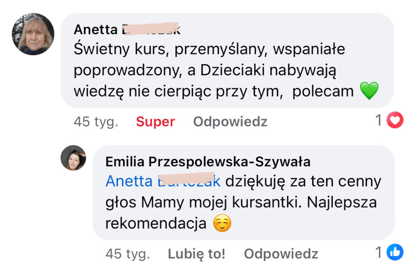 Opinia rodzica po egzaminie ósmoklasisty z polskiego (zrzut wiadomości)